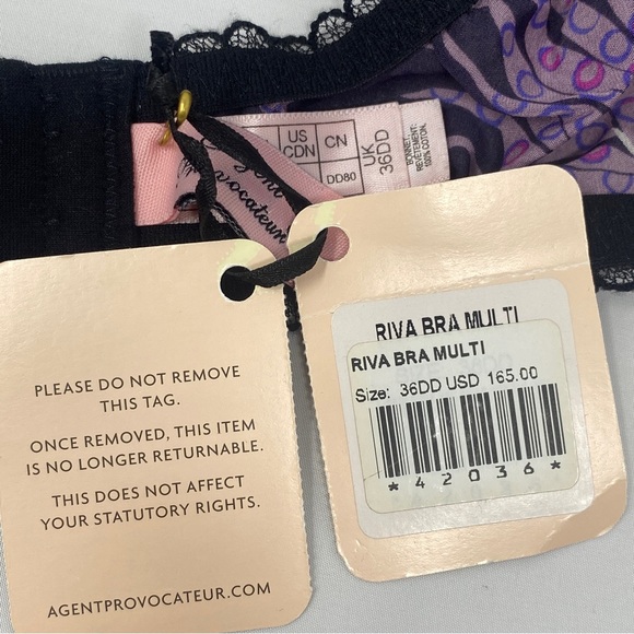 Agent Provocateur Riva Multi Silk Bra NWT $165 - Picture 12 of 16